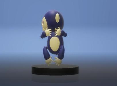 3D monkey character  3d printable model