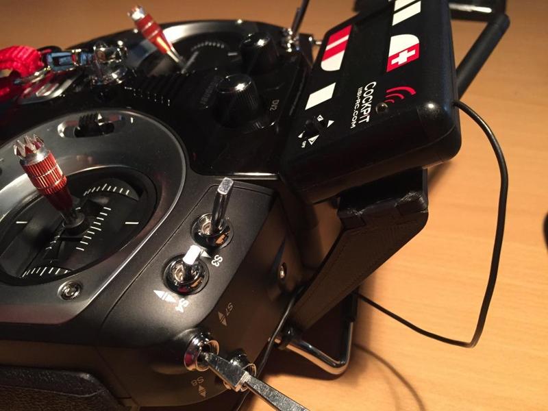 Graupner MZ18 / MZ24 IISI telemetry holder