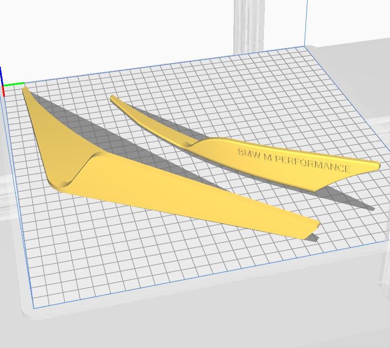 Bmw Bumper Canard (Big)