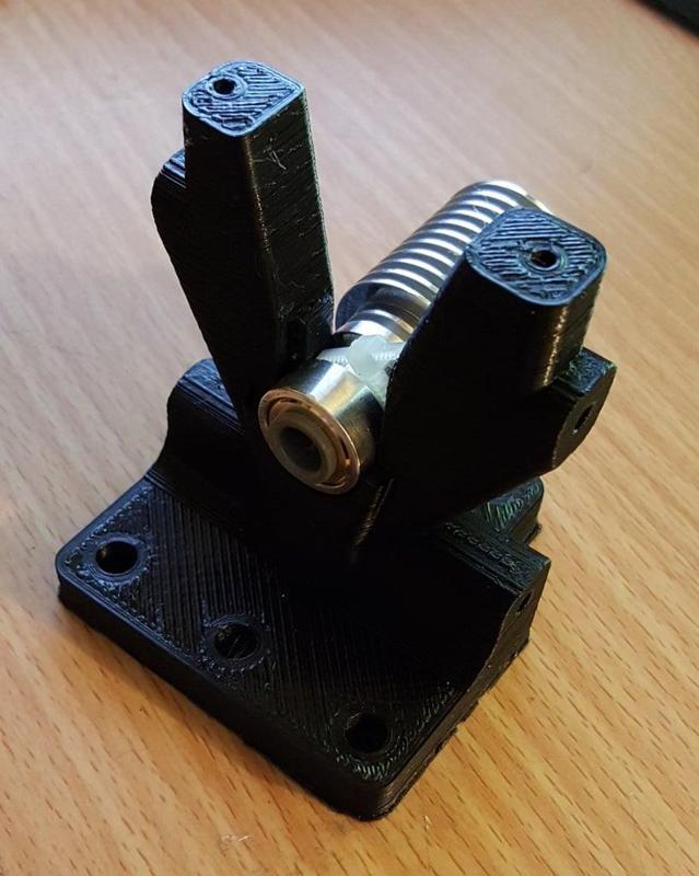 Bowden Conversion - Prusa i3 X Carriage Adapter for Bulldog XL Extruder