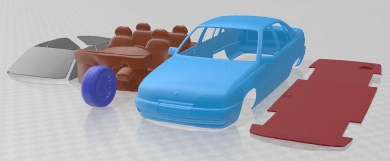 Opel Omega 1987 Printable Car
