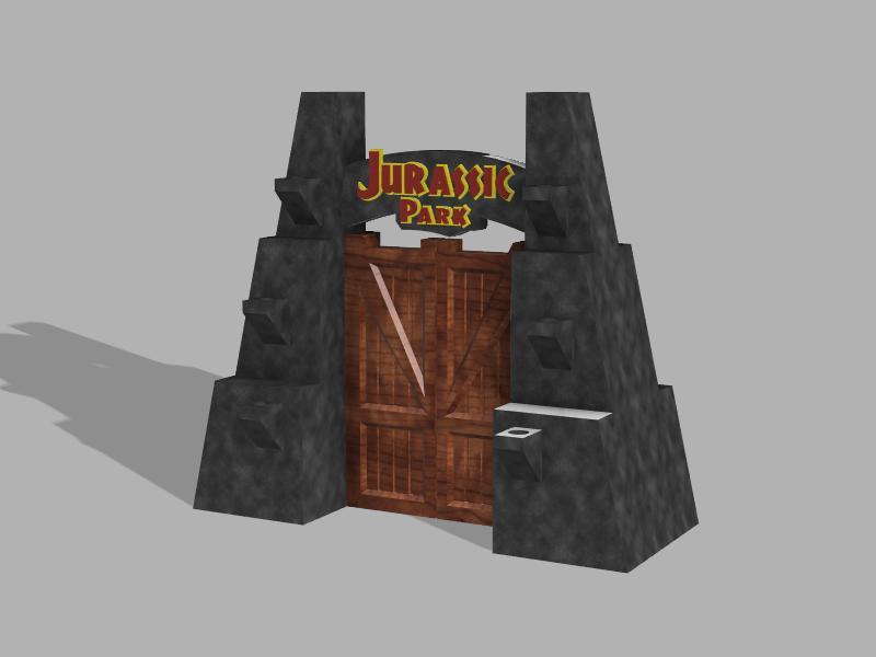 Puerta de Jurassic Park / Jurassic Park gate