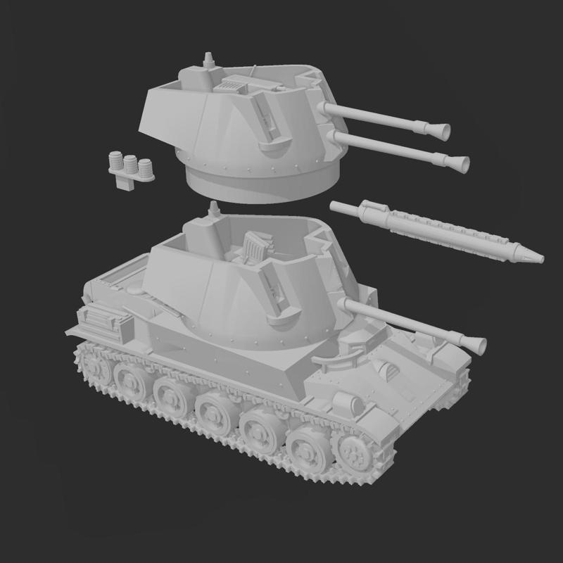 Nimrod SPAAG for Dust Warfare 1947