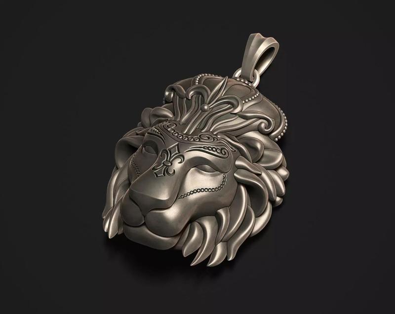 Ancient Lion Pendant