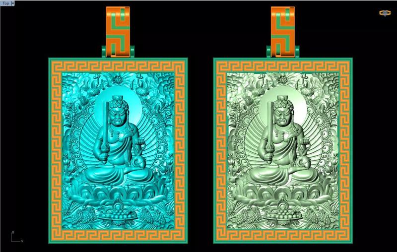 Acala Vidyaraja Buddha pendant - Buddha pendant - N21025