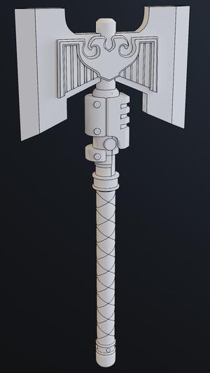 War Hams - Power Axe Set For Cosplay