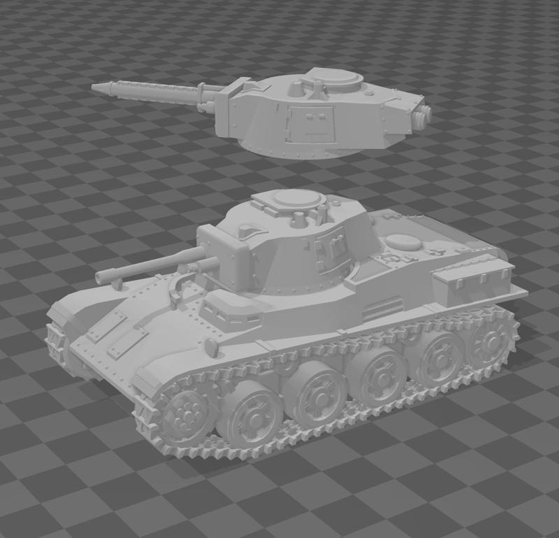 Toldi Light Tank for Dust Warfare 1947