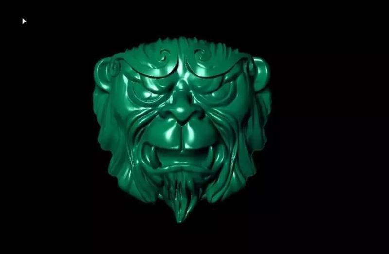 3D Printable Monkey Pendant STL Model
