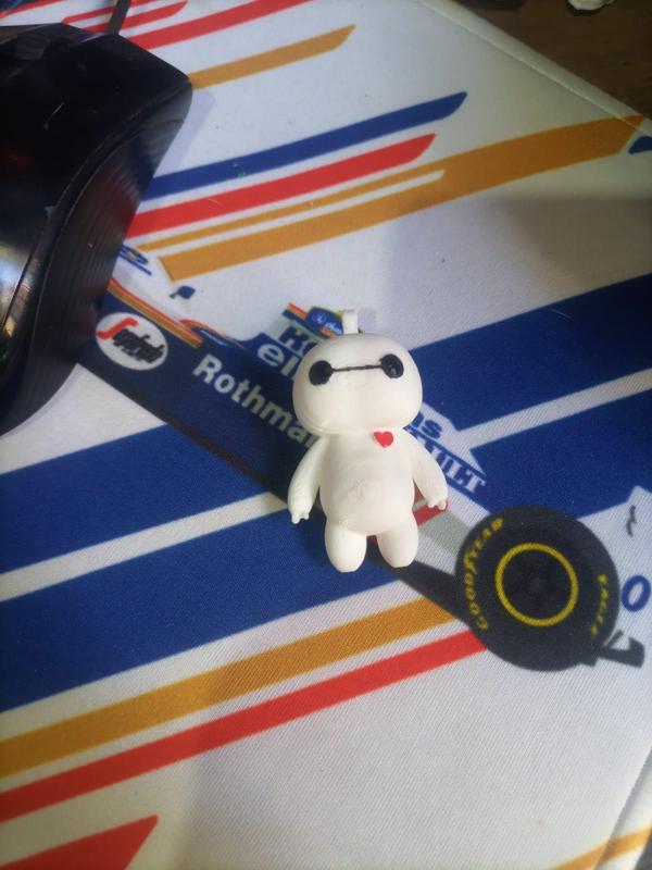 Big Hero heart keychain