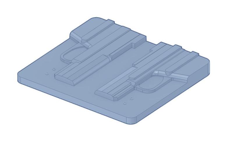FN Reflex Holster Vac Press Mold