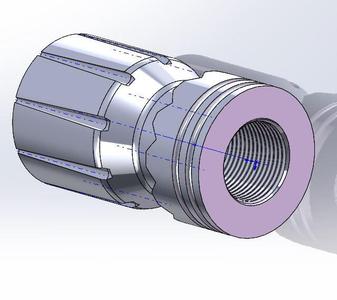 Flash hider airsoft M01