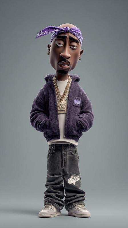 Hip-Hop Artist Figurine (full body)