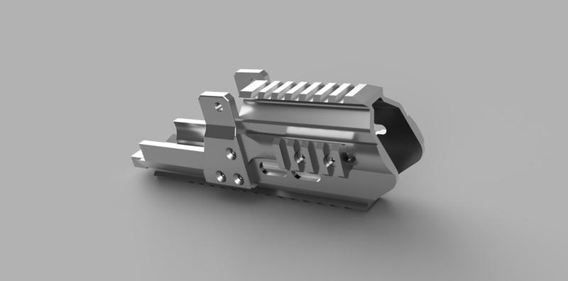 Airsoft G36C Handguard Slimline for WE G39/999 and AA R60 GBB Rifles