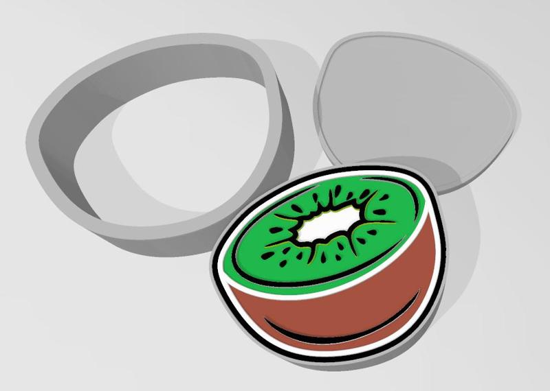 Kiwifruit Bath Bomb Mold - Commercial Licence