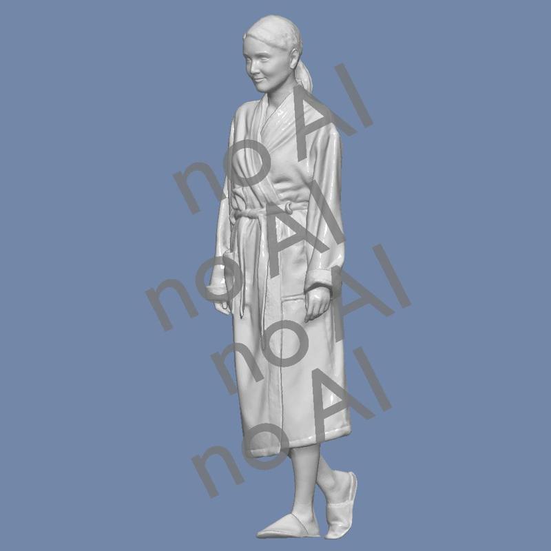 WOMAN BATH PEOPLE CHARACTER DIORAMA