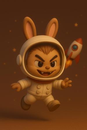 Labubu Astronaut
