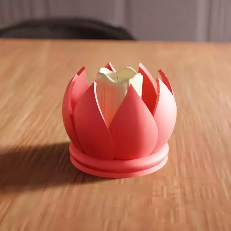 Flower Tea Light Holder V2 - 257