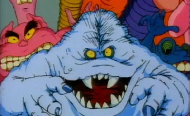 Blue GHost from Ghostbusters cartoon