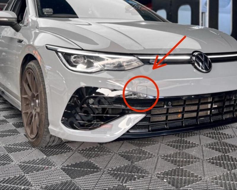 Volkswagen Golf 8 R Bumper Drawbar Cover Oem 5h0807241d