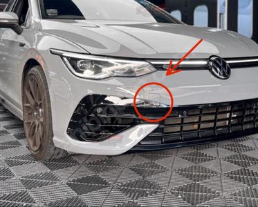 Volkswagen Golf 8 R Bumper Drawbar Cover Oem 5h0807241d