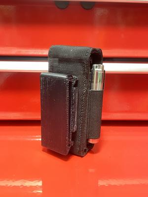 Leatherman Nylon Sheath Belt Clip & MOLLE Adapter STL 3D Model