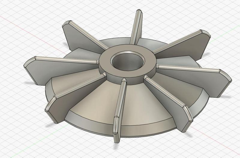 Electric motor fan