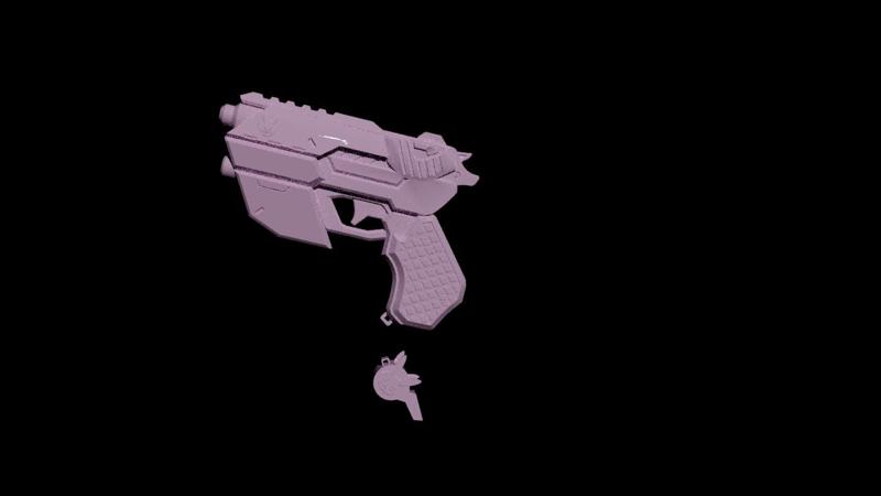 DVA Overwatch pistol officer skin