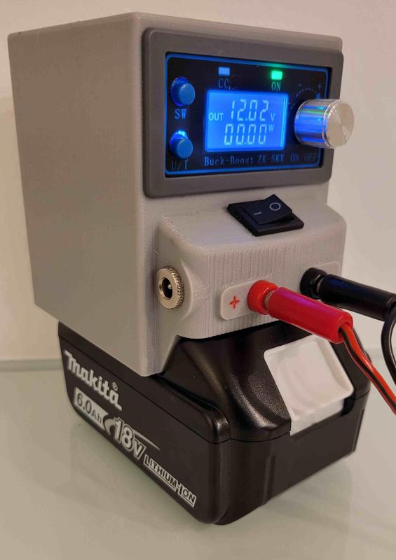 DC laboratory power supply 0.6-38V, for Makita 18V battery with USB