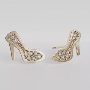 high heel earrings