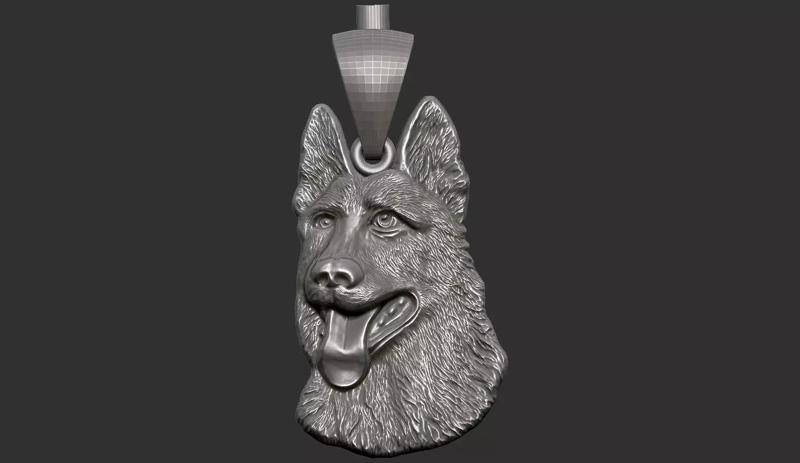 German Shepherd Pendant