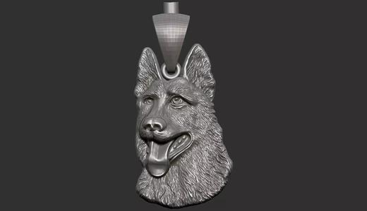 German Shepherd Pendant