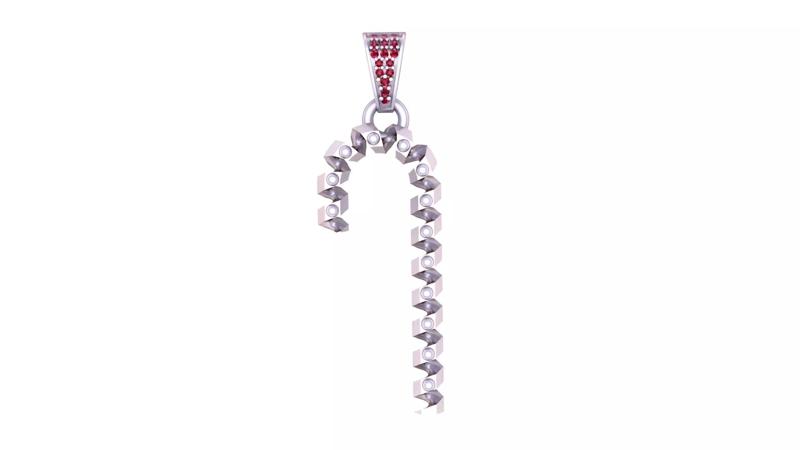 GOLDEN STICK PENDANT 3D PRINTABLE MODEL