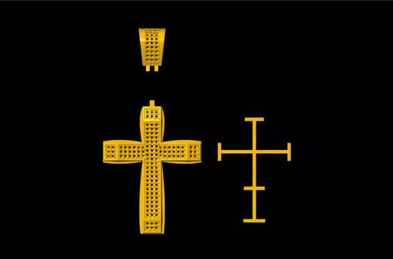 Jesu Cross Pendant
