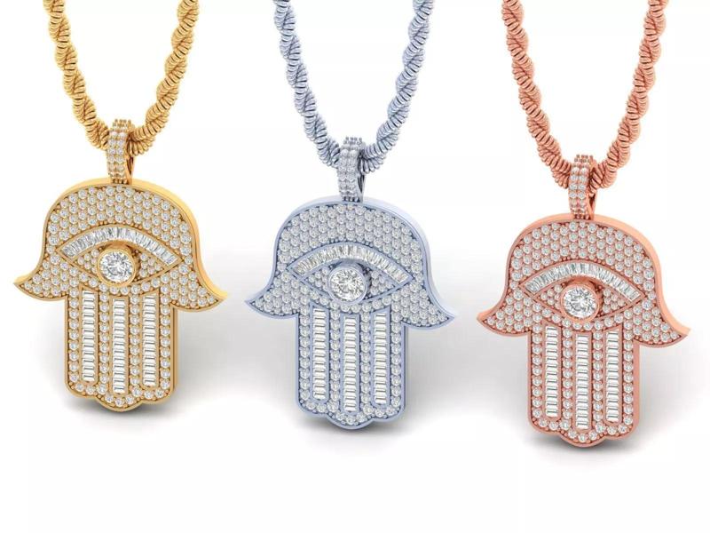 Hamsa hand Pendant