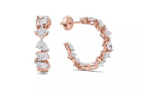 Facny Diamond Bali Earring