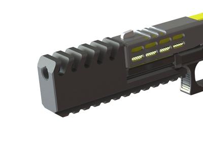Flash hider v31 - Glock max