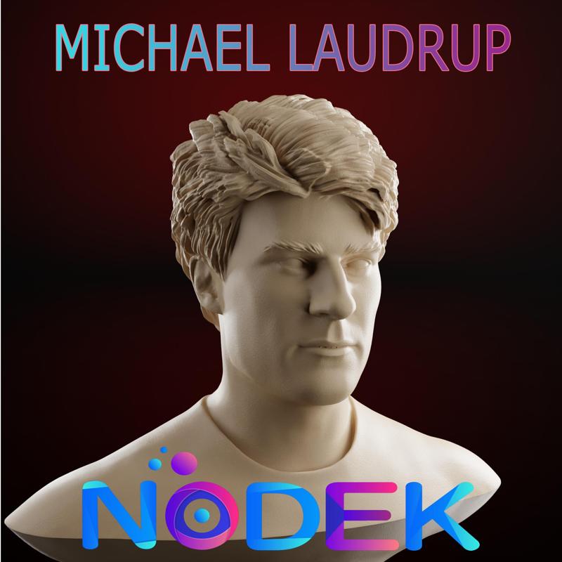 Michael Laudrup Bust - Elegance and Magic on the Field