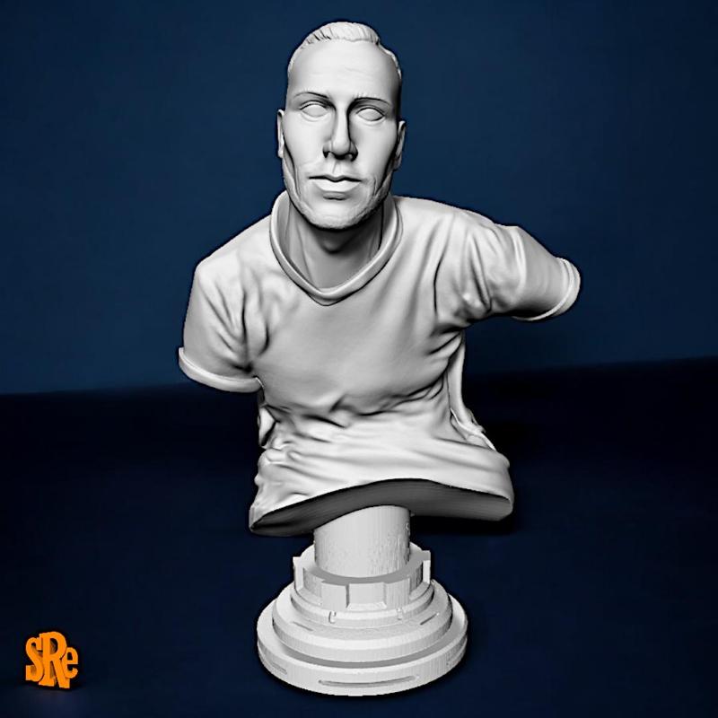 Ricardo Quaresma Bust - Portuguese Football Player