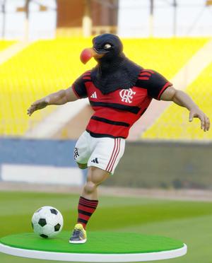 Mascote Flamengo STL