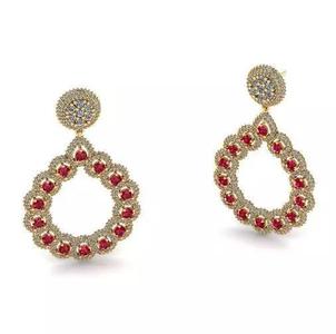Earrings puset Model 4682
