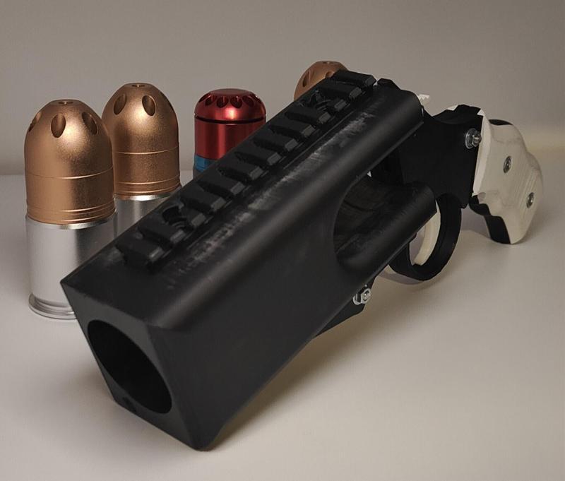 Airsoft Pistol Grenade Launcher V2.0