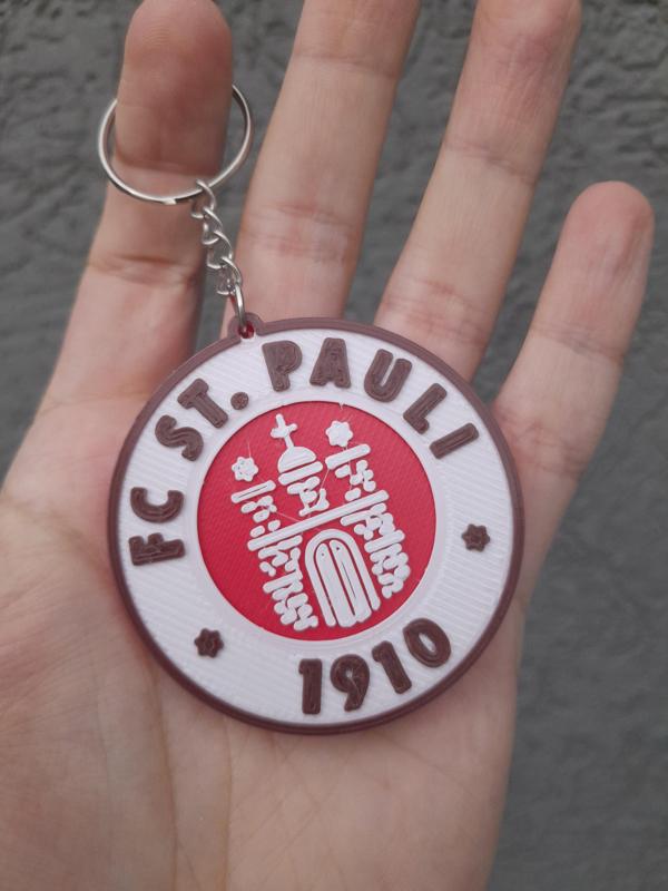 FC St. Pauli Bundesliga keychain / St. Pauli Keychain Bundesliga