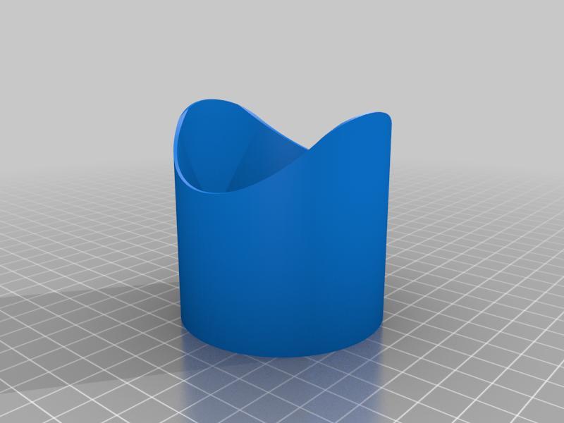 Cutting guide for welding T joint with two tubes