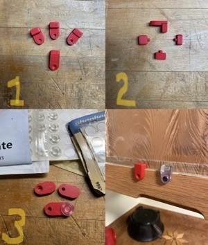 Cabinet Glass Retainer Clips Assortment