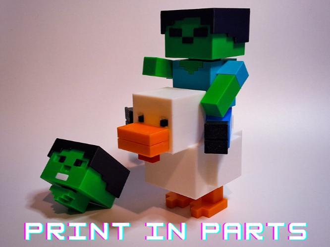 Minecraft Chicken Jockey (NO AMS)