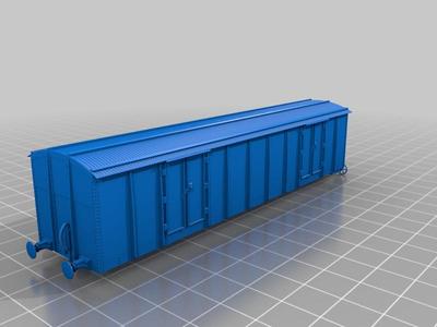 Tasmanian Government Railways EEE 30 ton van early HOn3.5