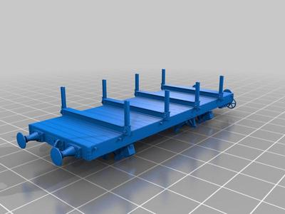 Tasmanian Government Railways FG timber wagon HOn3.5