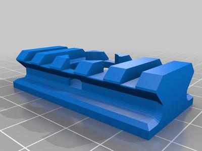 Picatinny Bipod to Arca Rail connector