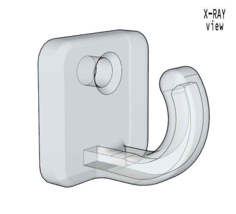 Sturdy Small Wall Hook | Stabiler kleiner Wandhaken