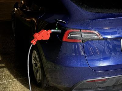 Gas pump handle for Tesla NACS or J1772 EV Charger